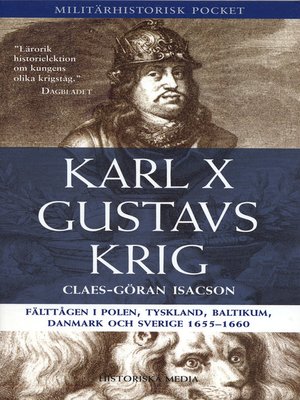 cover image of Karl X Gustavs krig